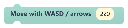 Move with WASD / arrows