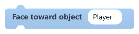 Face toward object