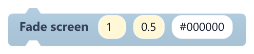 Fade screen