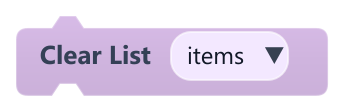 Clear List