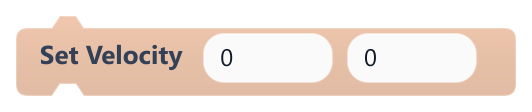 Set Velocity