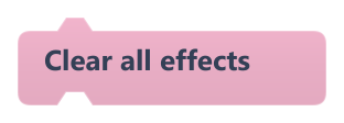 Clear all effects