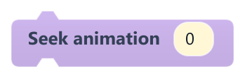Seek animation
