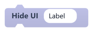 Hide UI