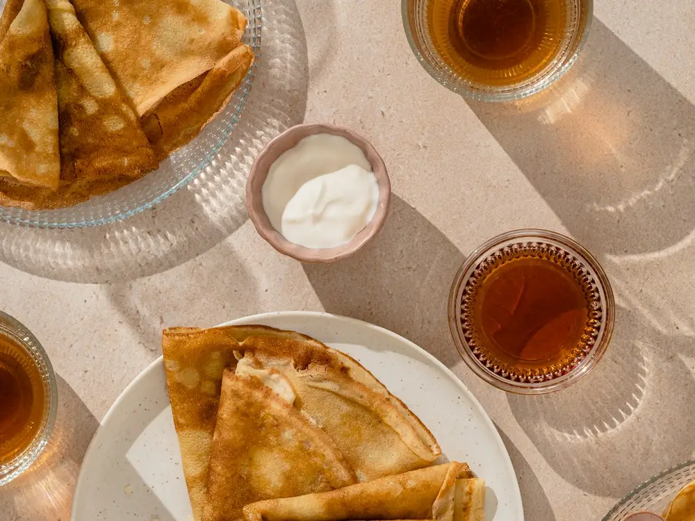 Dulce de leche crêpes